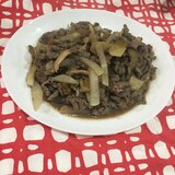 牛肉と福神漬けの野菜炒め